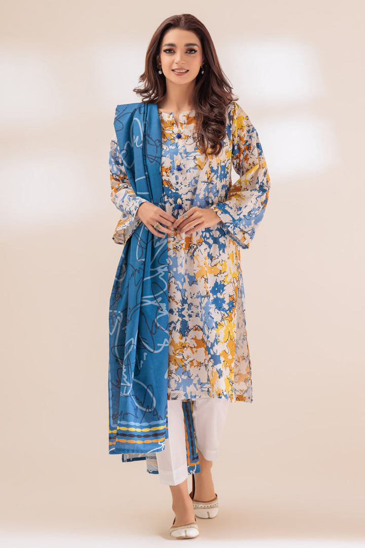 LADIES STITCHED SUITS WS5232P07 UX23 - Salai - Bonanza Satrangi 