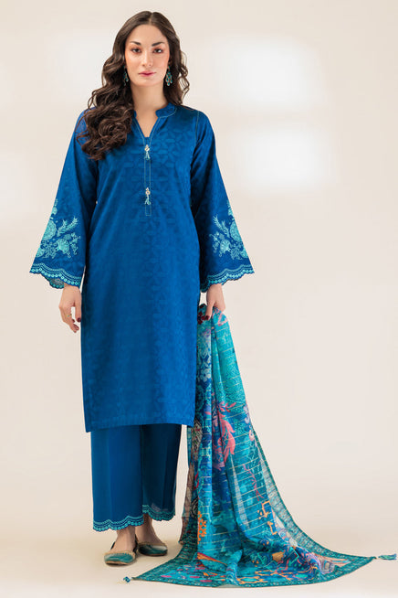 LADIES STITCHED SUITS WS6233P11 UX23 - Salai - Bonanza Satrangi 