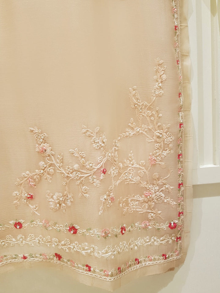 Agha Noor Pure Chiffon 3 Piece 5321 - Salai - Agha Noor 