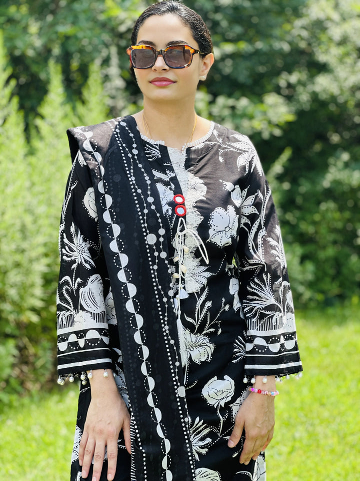 Gul Ahmed Stitched Lawn 3 Piece B#52004 - Salai - Any Day Summer 2025 