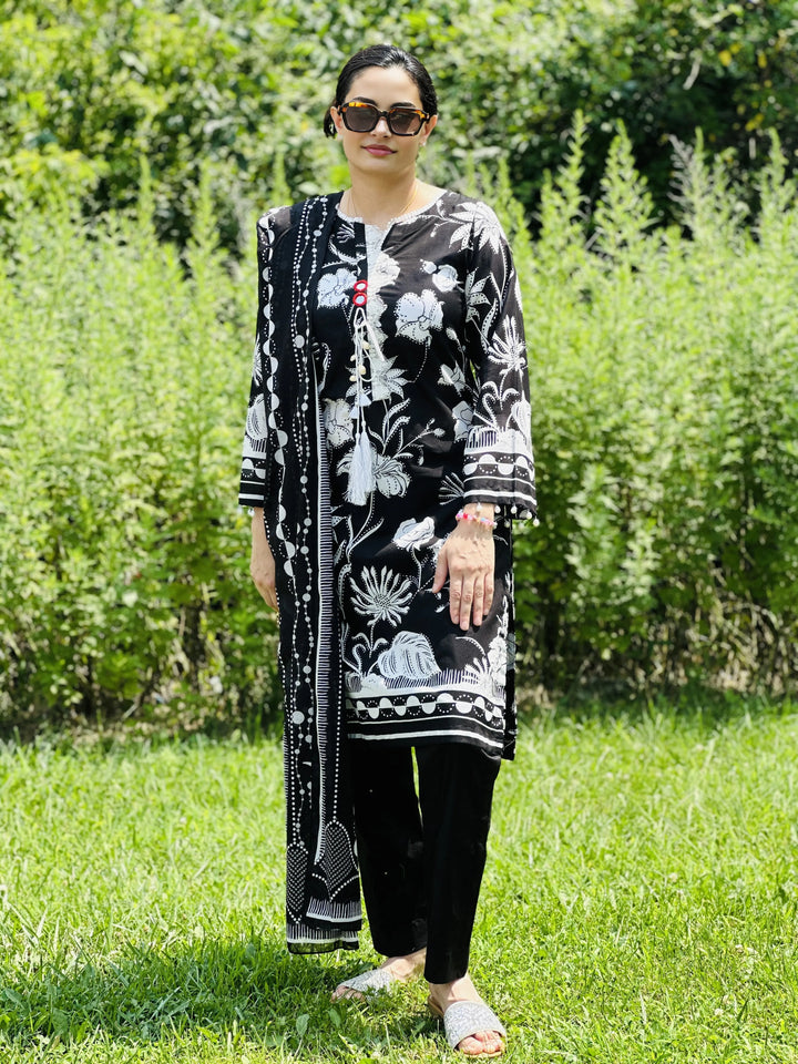 Gul Ahmed Stitched Lawn 3 Piece B#52004 - Salai - Any Day Summer 2025 