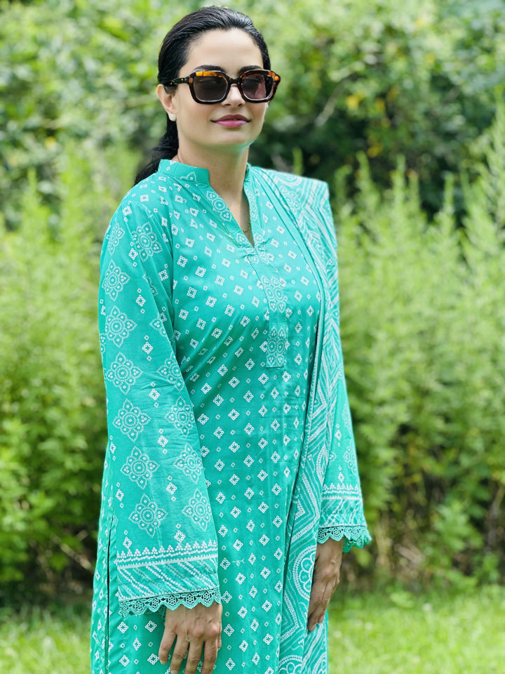 Gul Ahmed Stitched Lawn 3 Piece CL#52178A - Salai - Any Day Summer 2025 