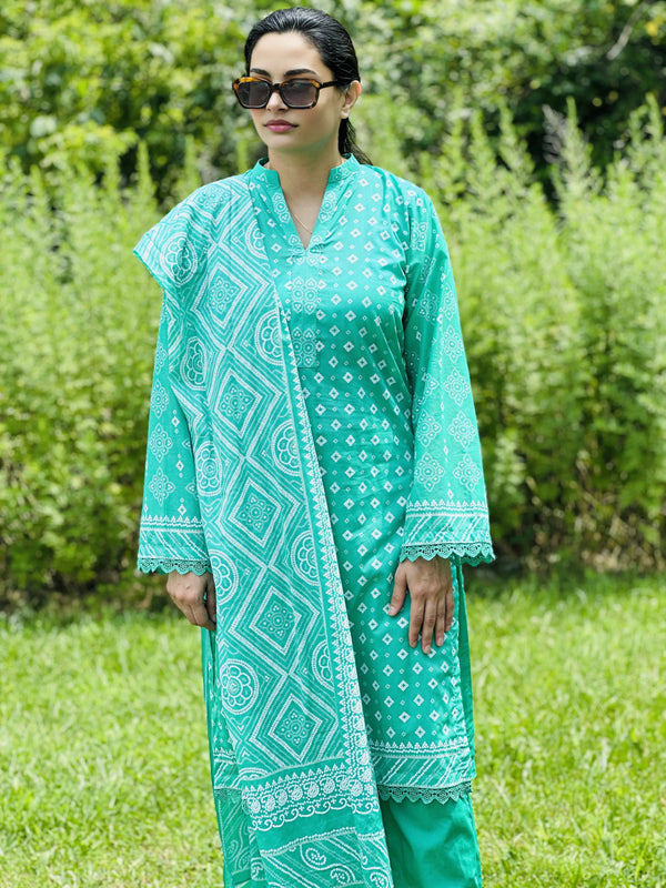 Gul Ahmed Stitched Lawn 3 Piece CL#52178A - Salai - Any Day Summer 2025 