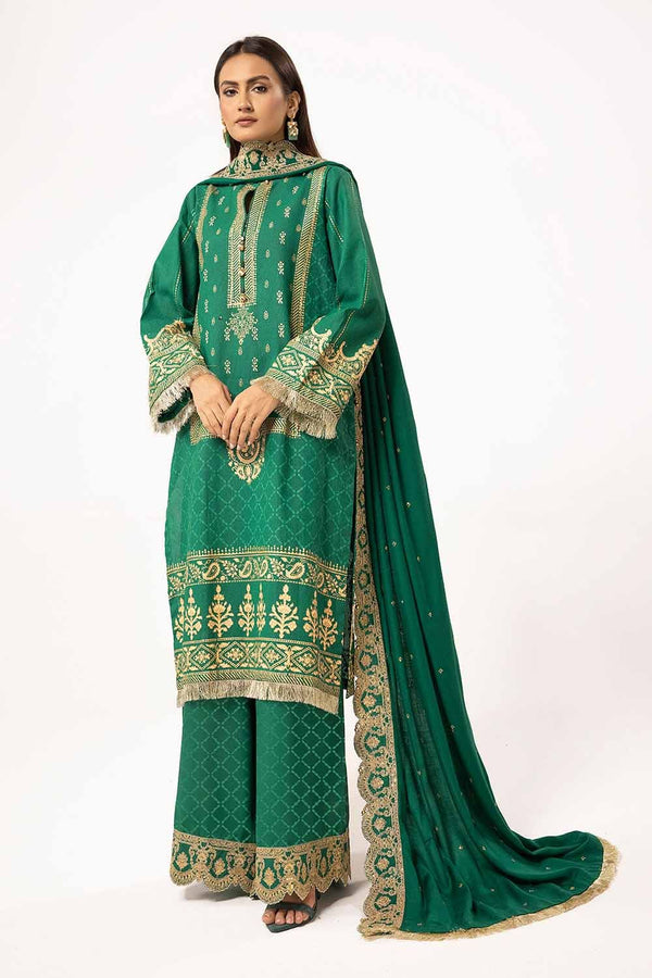 Gul Ahmed Stitched 3 Piece Pashmina AP#42046