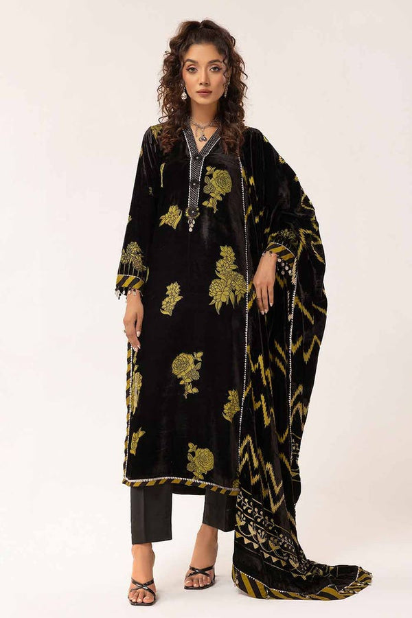 Gul Ahmed Stitched 3 Piece Velvet BVL#42001