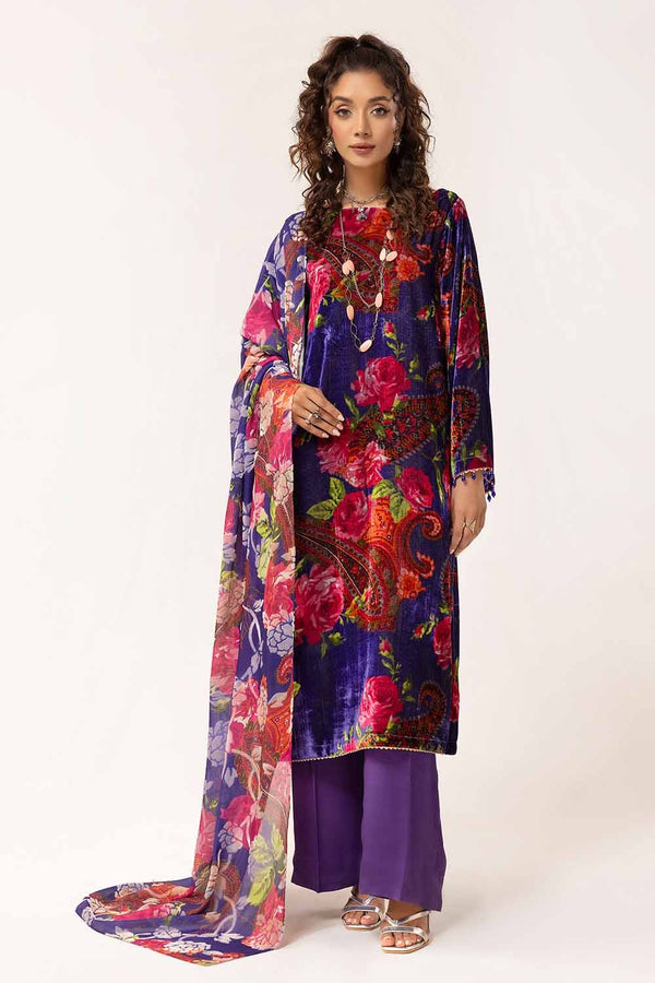 Gul Ahmed Stitched 3 Piece Velvet BVL#42004