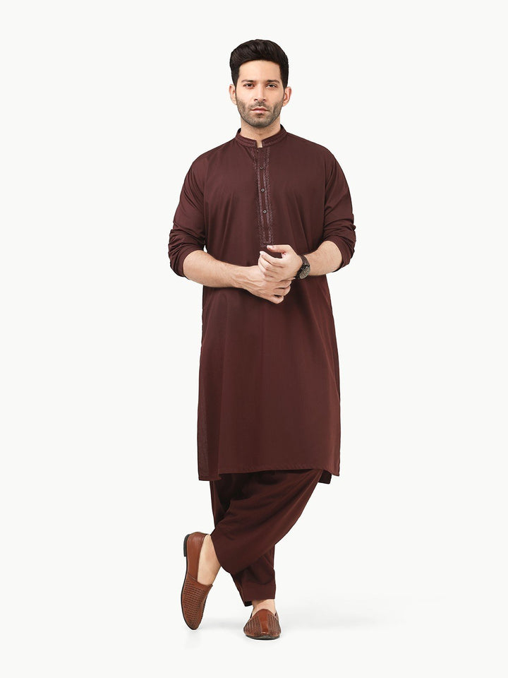 Men Kurta Shalwar 40964 - Salai - Salai 