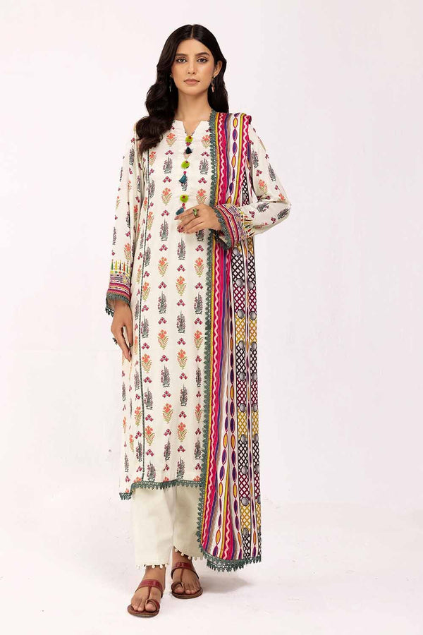 Gul Ahmed Stitched 3 Piece Linen CV#42001