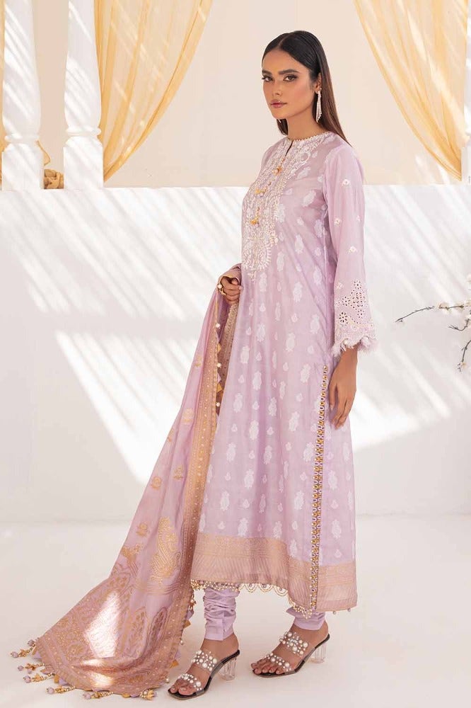 Gul Ahmed Stitched Festive 2024 3 Piece PRW#32034 - Salai - Salai 