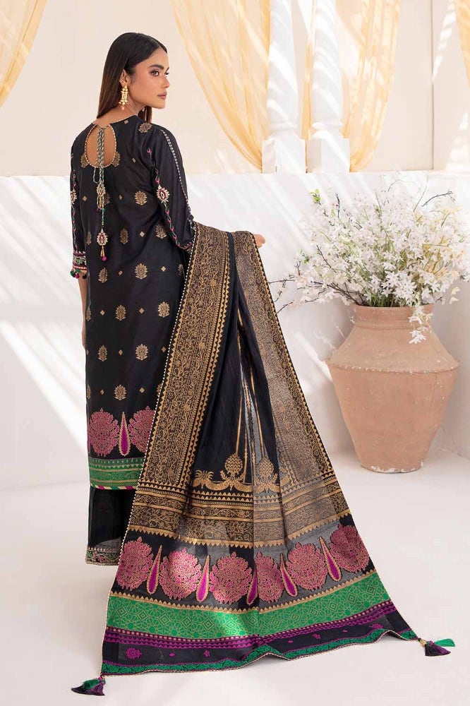 Gul Ahmed Stitched Festive 2024 3 Piece PRW#32035 - Salai - Salai 