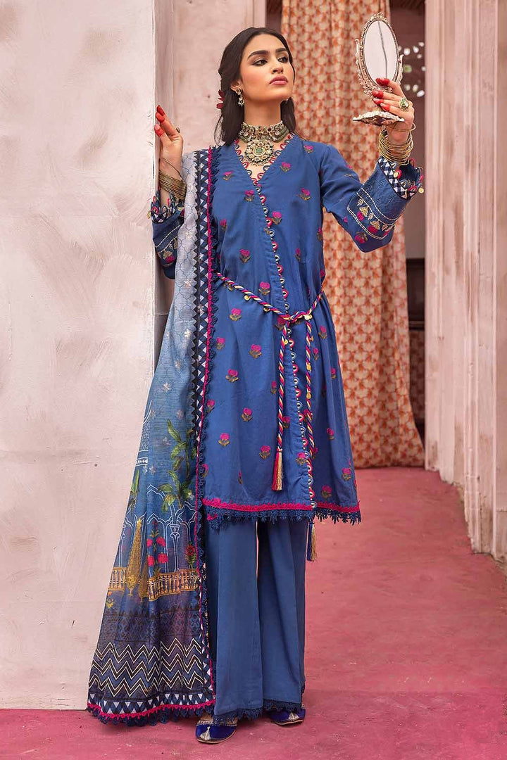 Gul Ahmed Stitched Festive 3 Piece FE#32039 - Salai - Gul Ahmed 