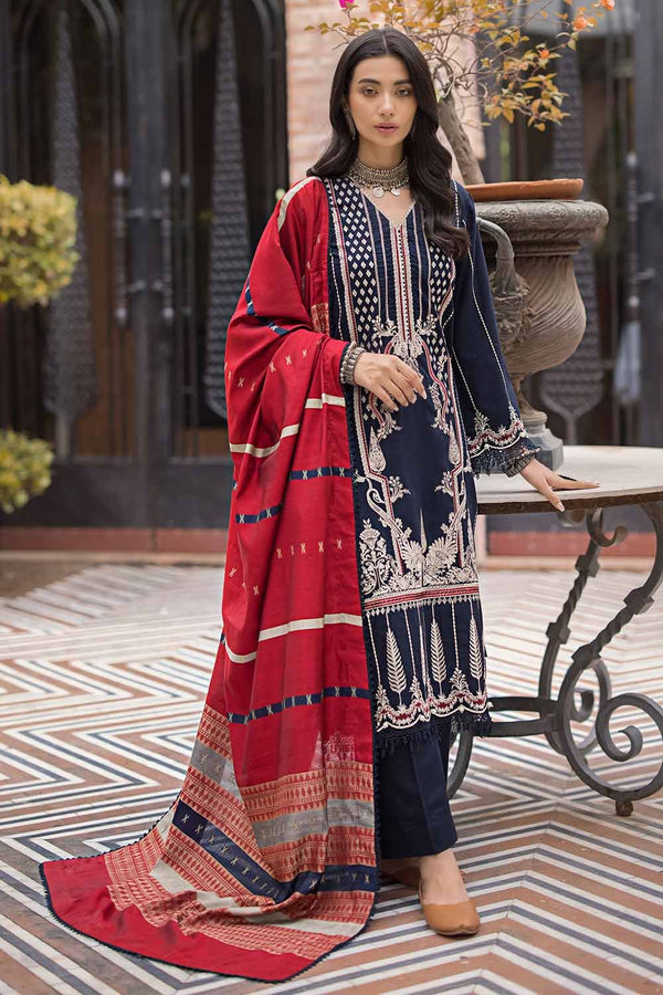 Gul Ahmed Stitched Winter Khaddar & Jacquard MJ#32059 - Salai - Gul Ahmed 