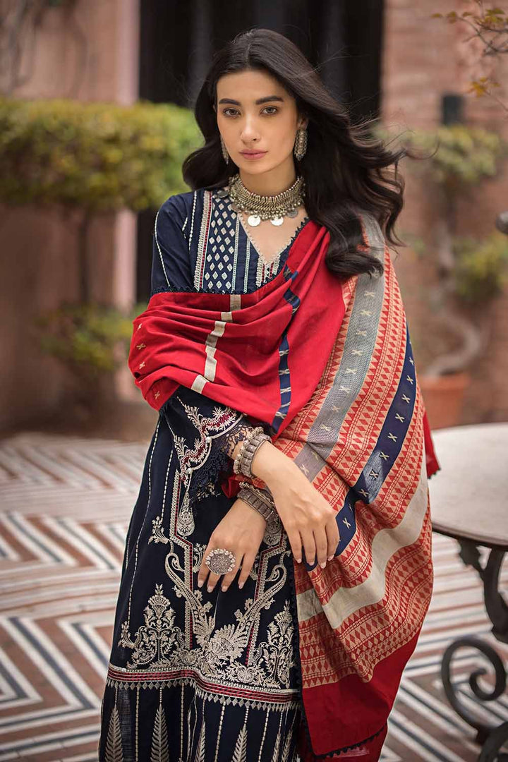 Gul Ahmed Stitched Winter Khaddar & Jacquard MJ#32059 - Salai - Gul Ahmed 