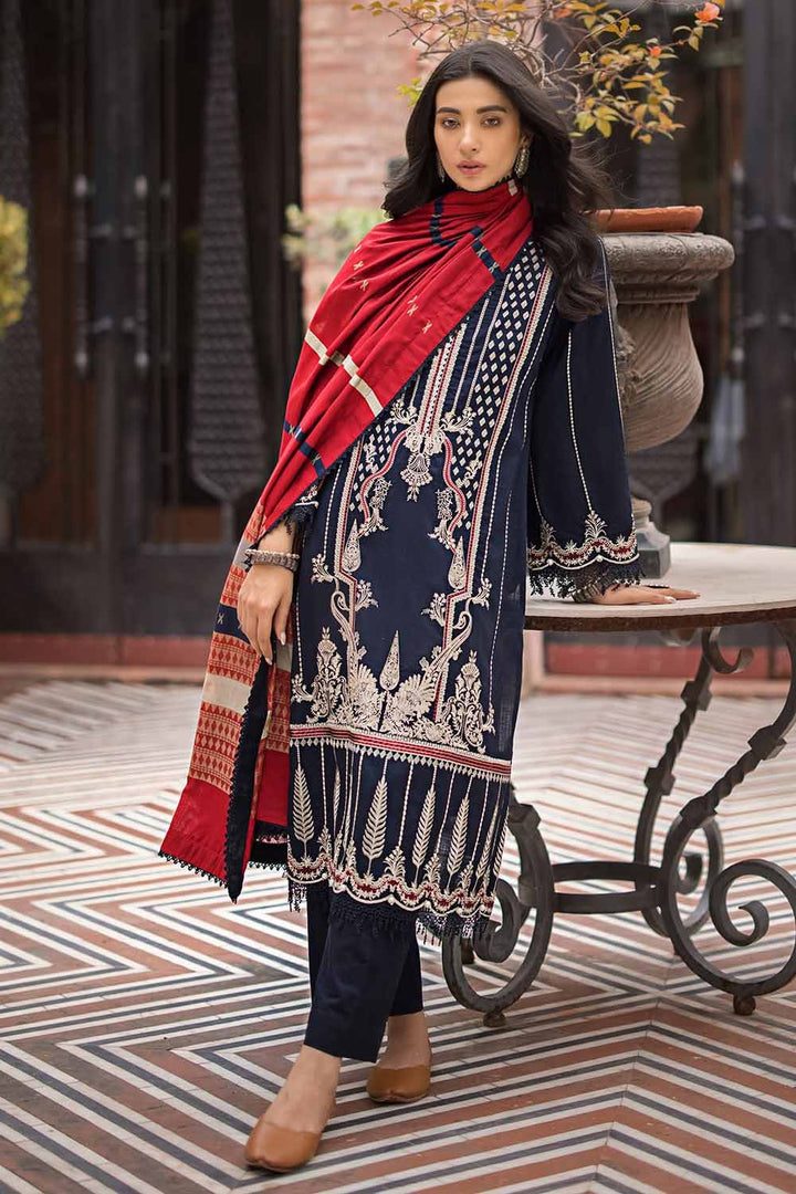 Gul Ahmed Stitched Winter Khaddar & Jacquard MJ#32059 - Salai - Gul Ahmed 