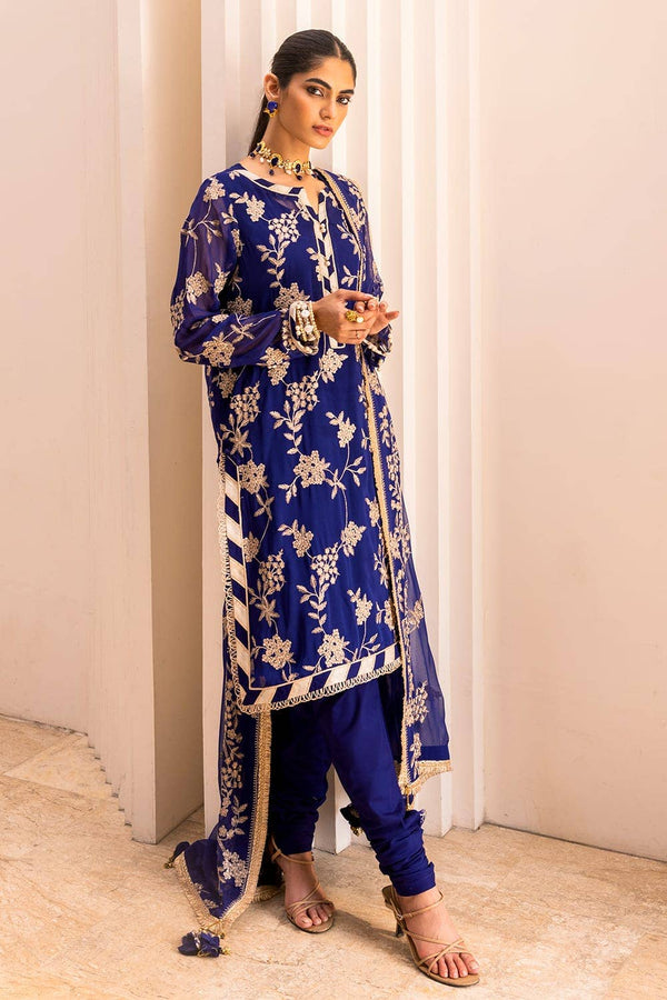 Gul Ahmed Festive Stitched 3 Piece FE-42002 - Salai - Gul Ahmed 