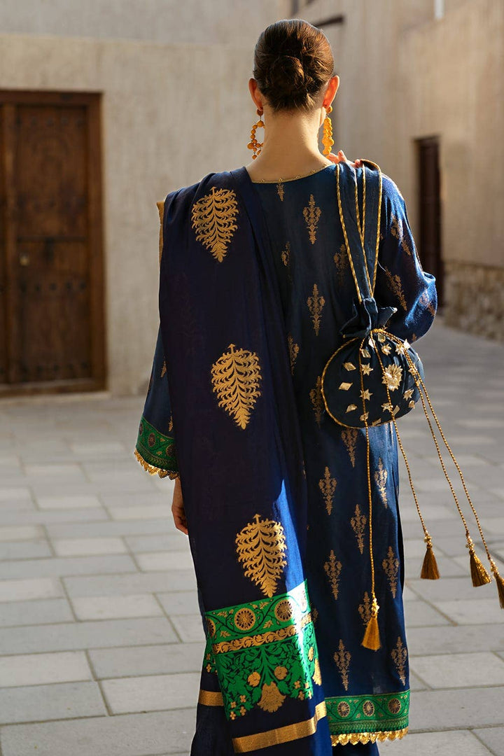 Gul Ahmed Festive Stitched 3 Piece FE-42008 - Salai - Gul Ahmed 