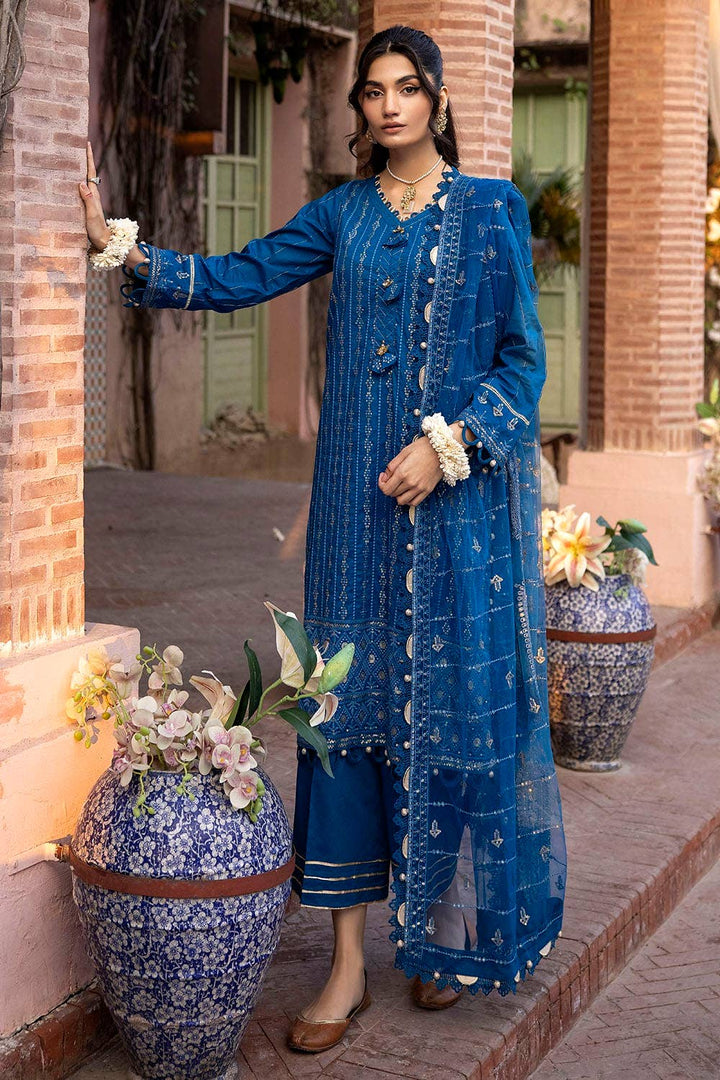 Gul Ahmed Festive Stitched 3 Piece FE-42027 - Salai - Gul Ahmed 