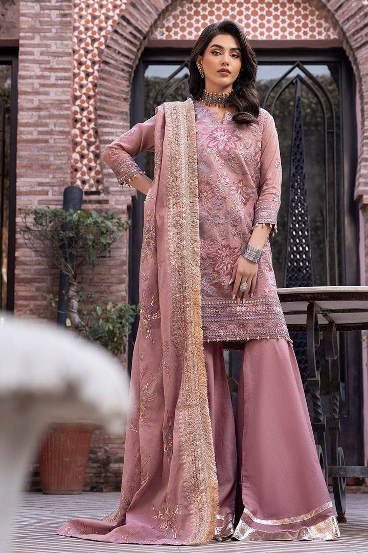 Gul Ahmed Festive Stitched 3 Piece FE-42045 - Salai - Gul Ahmed 