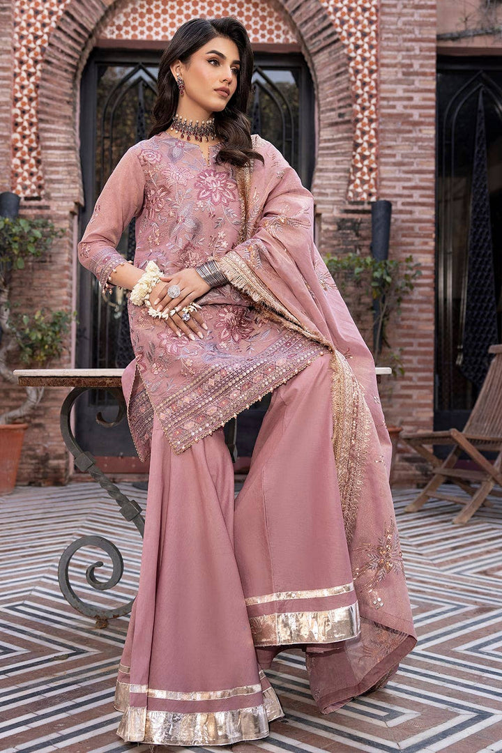 Gul Ahmed Festive Stitched 3 Piece FE-42045 - Salai - Gul Ahmed 