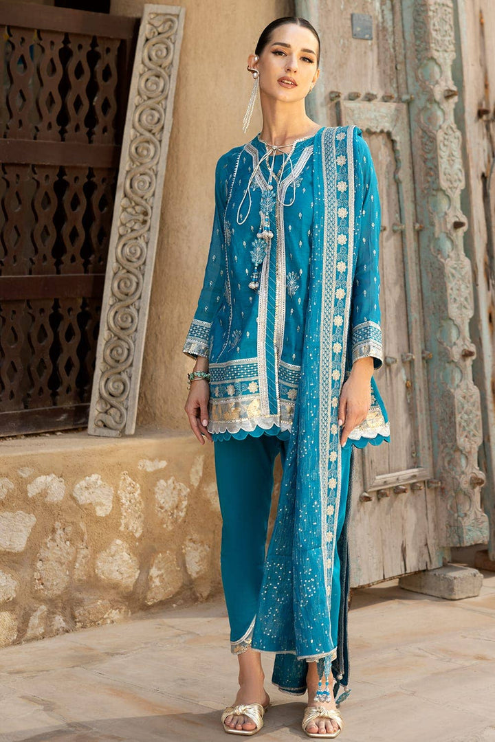 Gul Ahmed Festive Stitched 3 Piece FE-42049 - Salai - Gul Ahmed 