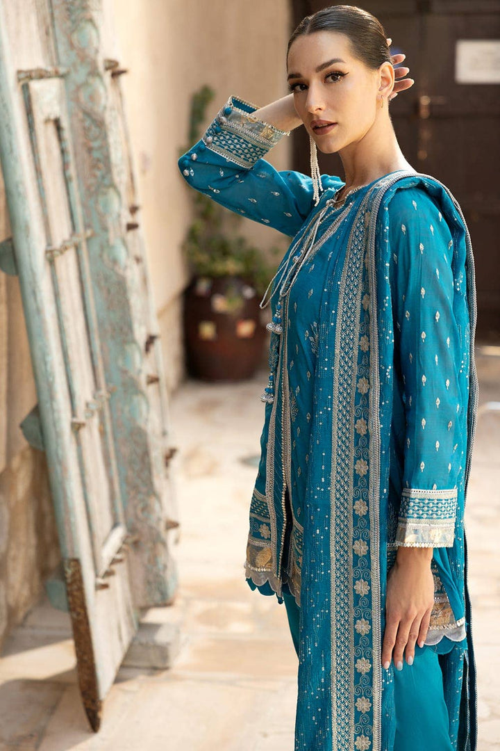 Gul Ahmed Festive Stitched 3 Piece FE-42049 - Salai - Gul Ahmed 