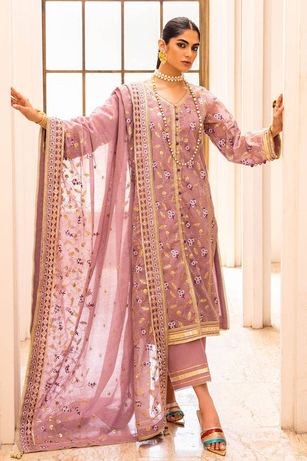 Gul Ahmed Festive Stitched 3 Piece FE-42070 - Salai - Gul Ahmed 