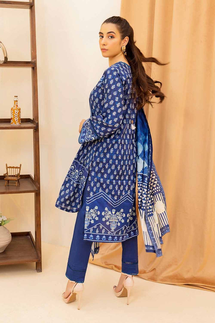 Gul Ahmed Cambric Stitched 3 Piece CBN#32015 - Salai - Gul Ahmed 