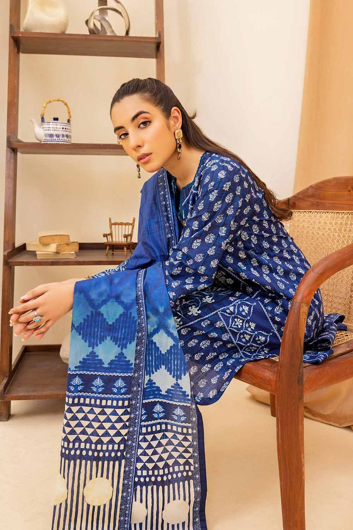 Gul Ahmed Cambric Stitched 3 Piece CBN#32015 - Salai - Gul Ahmed 