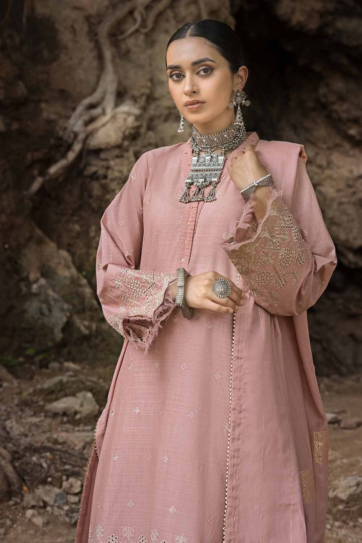 Gul Ahmed Stitched Winter 3 Piece AP#32078 - Salai - Gul Ahmed 