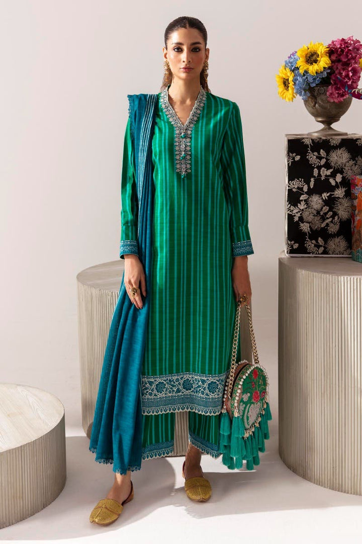 Sana Safinaz Stitched Winter 3 Piece MH2B - Salai - Sana Safinaz 