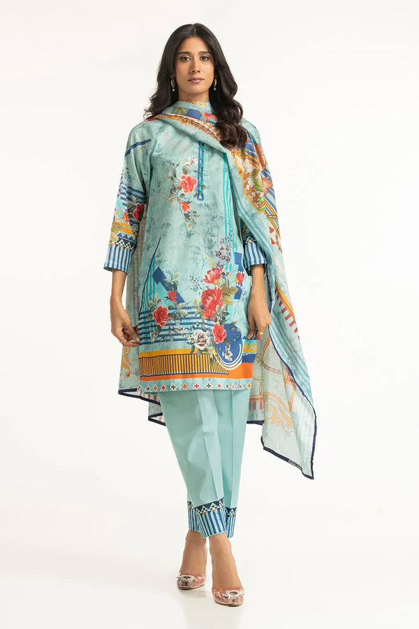 Gul Ahmed Stitched Festive 3 Piece IUSTKSD-104