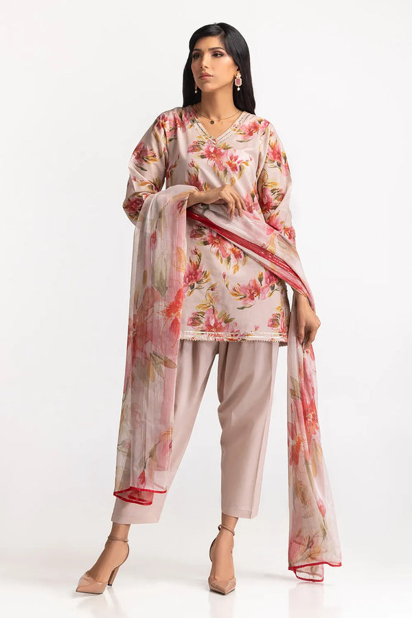 Gul Ahmed Stitched Lawn 3 Piece SP#42010