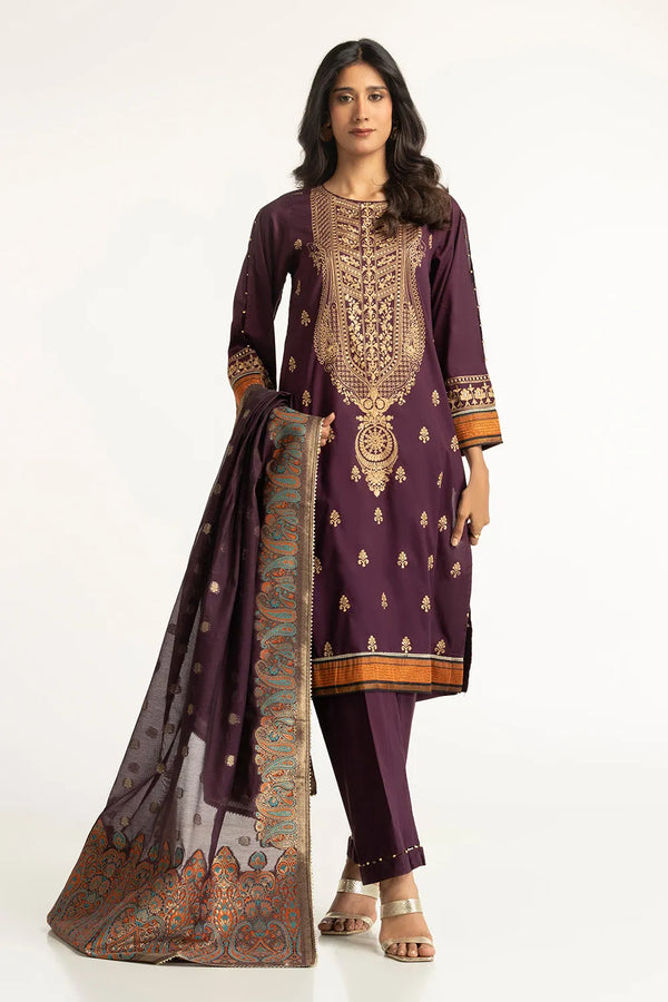 Gul Ahmed Stitched Festive 3 Piece IUSTKSD-29