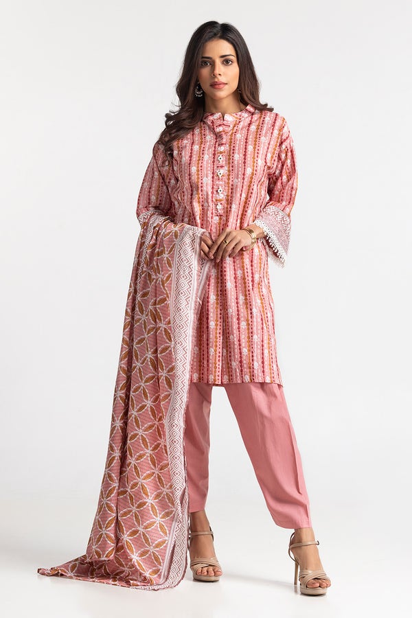 Gul Ahmed Stitched Festive 3 Piece IUSTKSD-36