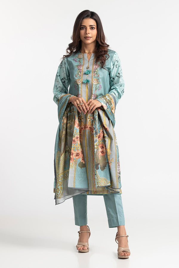 Gul Ahmed Stitched Festive 3 Piece IUSTKSD-43