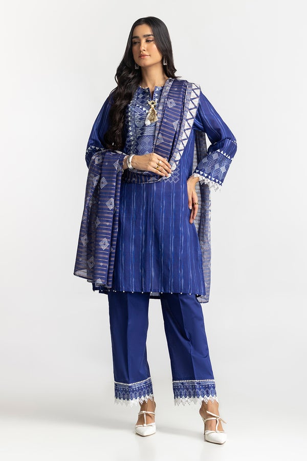 Gul Ahmed Stitched Festive 3 Piece IUSTKSD-62