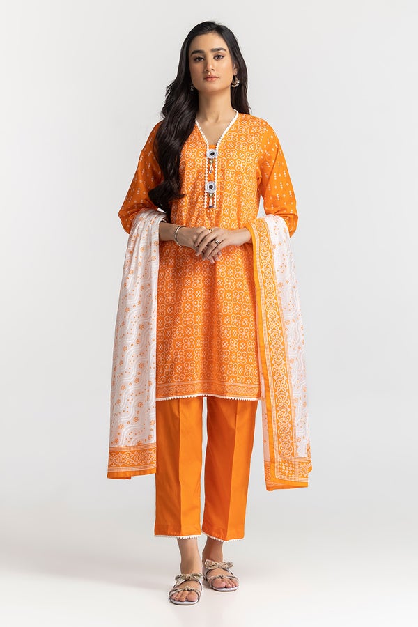 Gul Ahmed Stitched Festive 3 Piece IUSTKSD-66