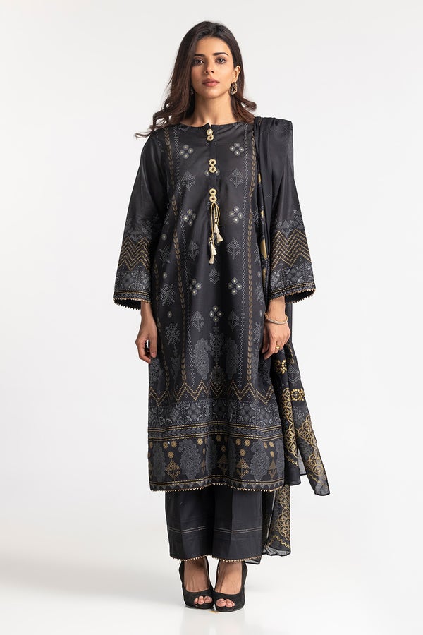 Gul Ahmed Stitched Festive 3 Piece IUSTKSD-69