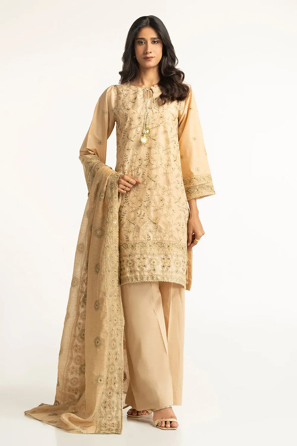 Gul Ahmed Stitched Festive 3 Piece IUSTKSD-87