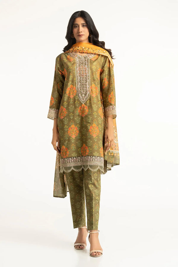 Gul Ahmed Stitched Festive 3 Piece IUSTKSD-92