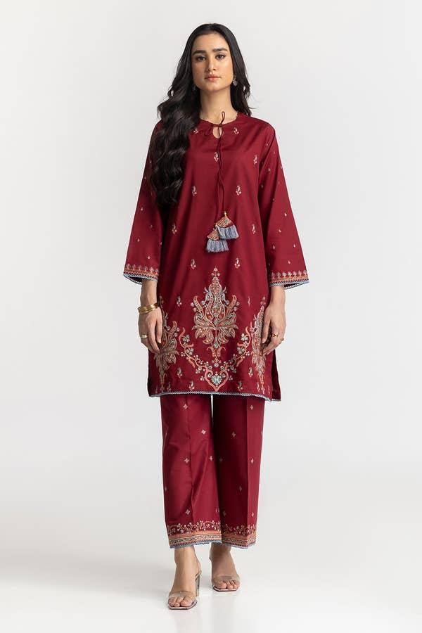 Gul Ahmed Stitched Festive 3 Piece IUSTTS-60