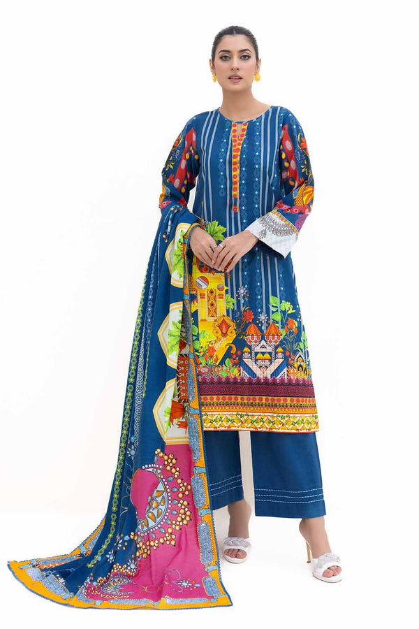 Gul Ahmed Stitched 3 Piece Khaddar K#42006L