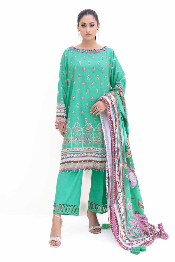 Gul Ahmed Stitched 3 Piece Khaddar K#42007L