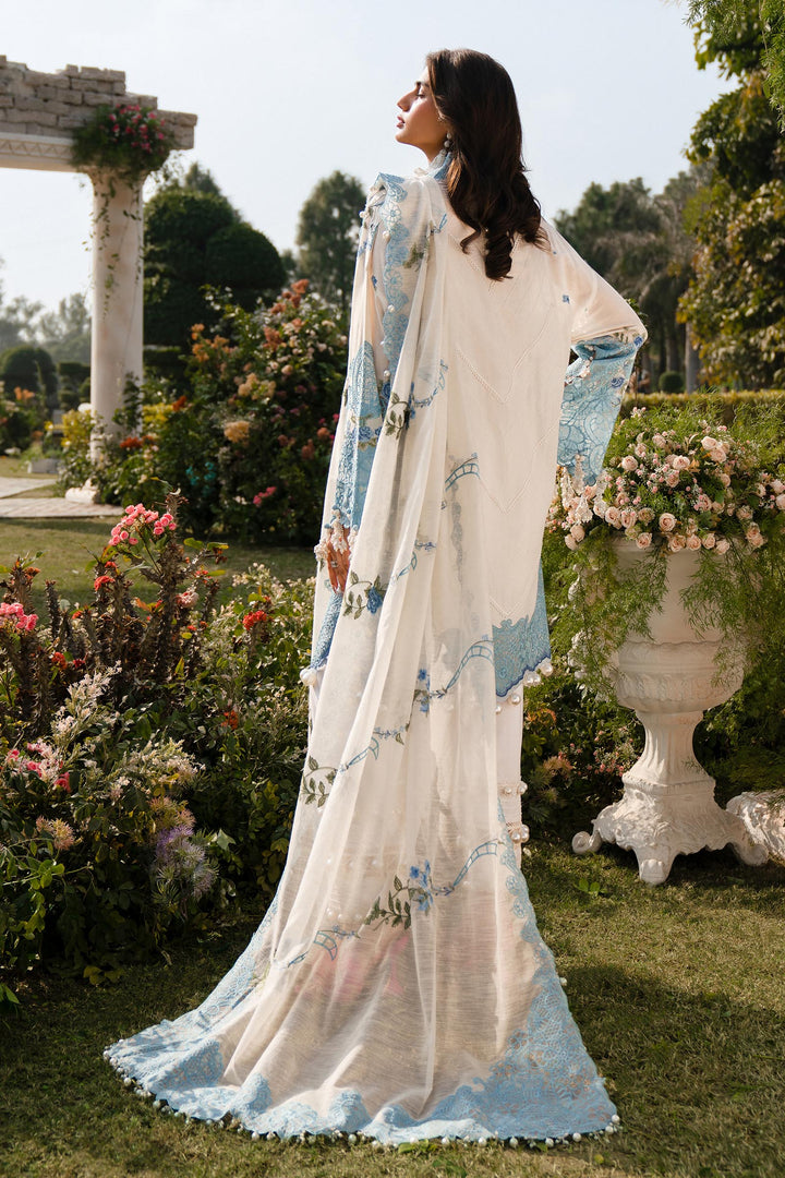 Sana Safinaz Stitched Festive 3 Piece L241-004A - Salai - Sana Safinaz 