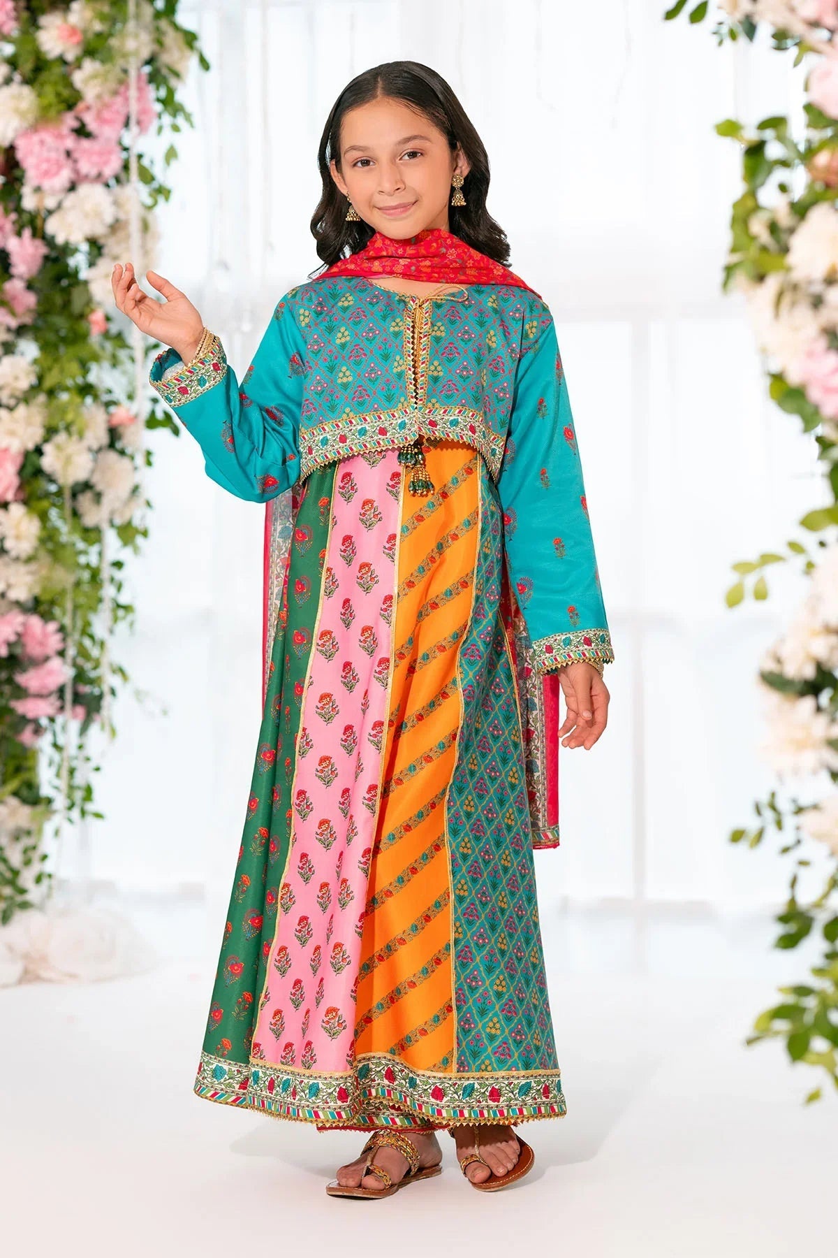 Girls Stitched 3 Piece CORF 38 – Salai