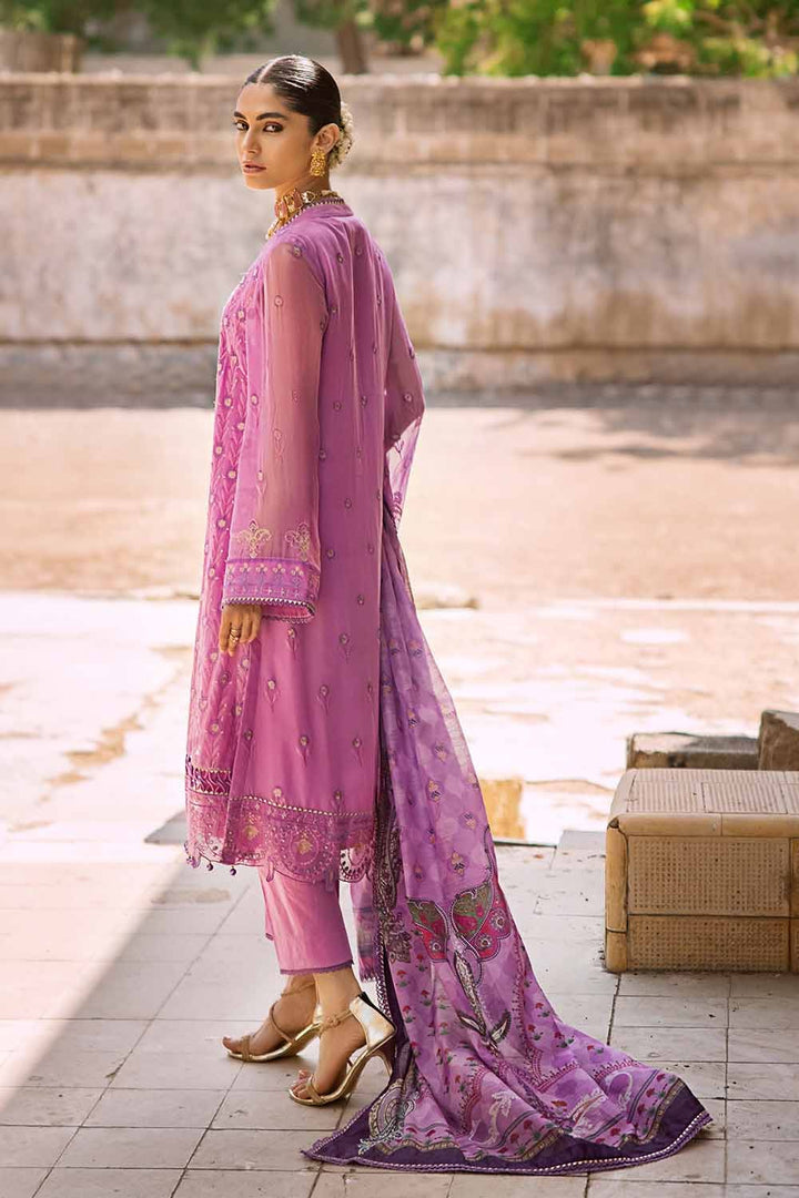 Gul Ahmed Stitched Festive 3 Piece FE#32022 - Salai - Gul Ahmed 