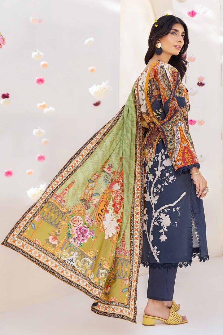 Gul Ahmed Cambric Stitched 3 Piece CBN#32016 - Salai - Gul Ahmed 