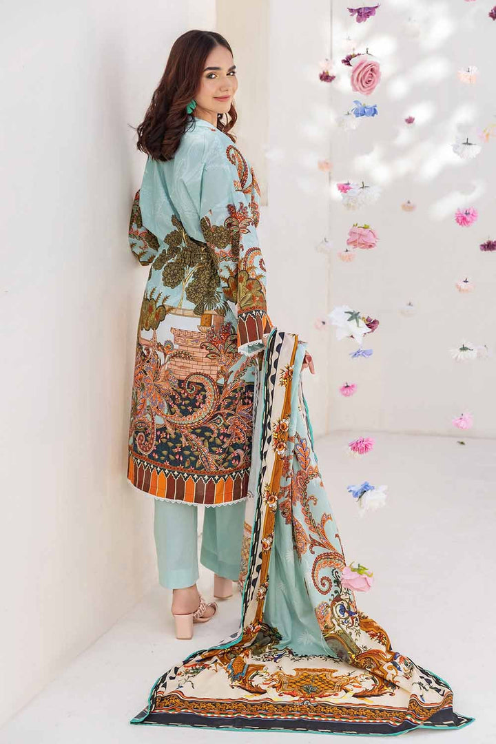 Gul Ahmed Cambric Stitched 3 Piece CBN#32025 - Salai - Gul Ahmed 