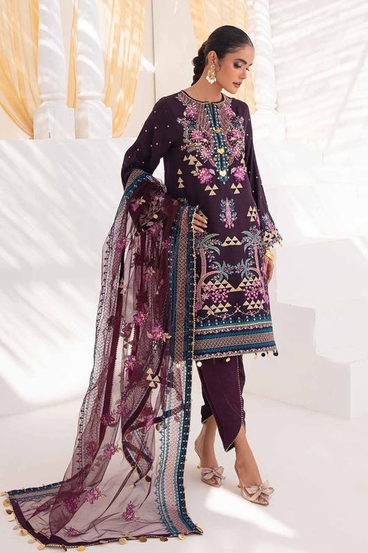 Gul Ahmed Stitched Festive 2024 3 Piece PRW#32017 - Salai - Salai 