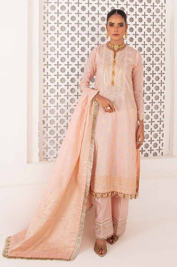 Gul Ahmed Stitched Festive 2024 3 Piece PRW#32036 - Salai - Salai 